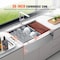Vevor 36" Top Mount Farmhouse Kitchen Sink Single Bowl Basin 304 Stainless Steel TXHW362209RS1 - alternate 7