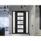Vdomdoors Front Exterior Prehung FiberGlass Door Frosted Glass / Manux 8002 Matte Black / 2 Sidelight Exterio MANUX8002EXD-BLK-W14+30+14 x H80-RH - alternate 1