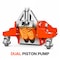 Av Steel Low Profile Floor Jack 1.5 Ton (3,000 lbs), Dual Piston Pump, Lift Range 3-1/8 in to 14 in AV-152FH - alternate 2
