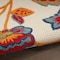 Homeroots 6' Red Beige Blue Orange And Red Floral Indoor Outdoor Runner Rug 564012 - alternate 3