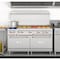 Koolmore 60 in. Dual Oven Commercial Range with 48 in. Griddle and 2 Burners in Stainless-Steel KM-CRG482-NG - alternate 3