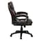 Office Star Products FL Series Faux Leather Manager Chair, Chocolate FL660-u2 - alternate 3