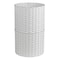 Happimess Cecil Modern 4.13-Gallon Faux Wicker Cylinder Waste Basket, White HPM1100D - alternate 3