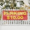 Signmission Parking $10 Dollars, 24 Inch x 72 Inch, Vinyl Banner B-72-30775 - alternate 3