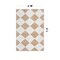 World Rug Gallery Diamond Shag Area Rug 4 ft x 6 ft Beige WR123BEIGE4X6 - alternate 8
