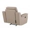 Homeroots 41" Beige Fascinating Leather Reclining Chair 329542 - alternate 6