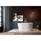 Kingston Brass 51" Acrylic Oval Double Ended Freestanding Tub with Drain, Glossy White VT7DE513423 - alternate 3
