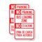 Signmission No Parking Bus Loading Zone No Entacionamiento Bus De C, 12'' X 18'', Heavy Gauge Aluminum, 2PK A-1218-2PACK-23756 - alternate 1