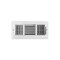 Tru Aire Wall/Ceiling Register 6in H X 10in W 3-Way Powder Coat White Steel Powder Coat C103M10X06 - alternate 1