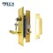Ecs Hardware Durable Heavy Duty Mortise Lockset w/Lever US3 Polished Brass, 2-1/2 in Backset Entrance, Left Handed ECSH-MLWL01-PB-SC1-LH - alternate 3