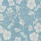 Homeroots 3' X 5' Sky Blue And Ivory Floral Washable Indoor Outdoor Area Rug 599922 - alternate 4