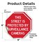 Signmission This Street Is Protected by Surveil, 6 inch X 6 inch, Vinyl Decal, 2PK OC-D-2PACK-6-331 - alternate 2