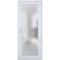 Vdomdoors Front Exterior Prehung FiberGlass Door Frosted Glass / Manux 8102 White Silk / Office Commercial an MANUX8102EXD-WS-W36 x H80-RH - alternate 1