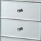 Homeroots 38" White Six Drawer Wood and Mirrored Glass Jewelry Armoire 286101 - alternate 3