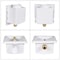 Everflow Icemaker Outlet Box W/ Valves; 1/2'' Push-Fit; White ABS (Single) SB100-U - alternate 2