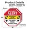 Signmission Security Alert Trespassers Will Be, 18 inch X 18 inch, Plastic Sign, 2PK OC-P-2PACK-18-5 - alternate 5