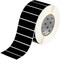 Brady Weather Resistant Polyester Outdoor Labels 1 in H x 3 in W Black 3000/RL THT-18-8591-3-BK - alternate 1