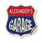 Signmission Alexander's Garage, 18 Inch X 18 Inch, Vinyl Decal SHI-D-18-383-ALEXANDER - alternate 1