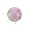 Homeroots 8' Round Pink Round Abstract Washable Non Skid Indoor Outdoor Area Rug 559402 - alternate 2
