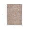 Homeroots 5' X 8' Copper And Beige Abstract Washable Indoor Outdoor Area Rug 616005 - alternate 3