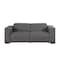 Homeroots 80in Black and Brown Leather Power Reclining Loveseat 720535 - alternate 1