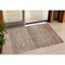Homeroots 3' X 5' Copper Tan And Beige Floral Washable Indoor Outdoor Area Rug 606188 - alternate 1