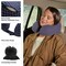 Home-Complete Travel Pillow Memory Foam Pillow with Washable Cover Neck Pillows for Sleeping, Navy HT-PILLOW2-NVY - alternate 3