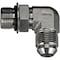Gates Male O-Ring Boss to Male JIC 37 Flare - 90 SAE to SAE G60312-2024 - alternate 1
