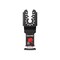 Freud Oscillating Blade 1-1/4in W Bi-Metal Curved Contact Edge Clean Wood DOU125JBW10 - alternate 6