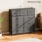 Infinipower Dresser for Bedroom with 9 Drawers, Wide Chest, Fabric Dresser, Storage Organizer Unit 3A88HKCABT9GRY - alternate 2