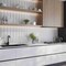 Apollo Tile Mirari 12x12 in. Gray, Silver Glossy Glass Herringbone Mosaic Wall Tile (4.59 sq ft/case) 5PK APLMNC8804BLA - alternate 2