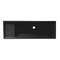Alfi Brand 39 inch Black Matte Above Mount Fireclay Bathroom Trough Sink AB39TRBM - alternate 5
