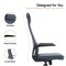 Leisuremod Nexa High Back Swivel Office Chair with Headrest and Nylon Base NO52BUL - alternate 5