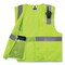 Ergodyne GloWear 8210Z Class 2 Economy Mesh Vest, Polyester, Lime, Small/Medium 21053 - alternate 3