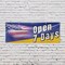 Signmission Open 7 Days, 48 Inch x 120 Inch, Vinyl Banner B-120-30770 - alternate 4