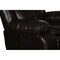 Homeroots 64in Brown Faux Leather Manual Reclining Love Seat 366305 - alternate 3