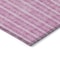Homeroots 10' X 14' Blush And Ivory Striped Washable Indoor Outdoor Area Rug 595858 - alternate 4