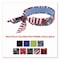 Ergodyne Chill-Its 6700CT Cooling Bandana PVA Tie Headband, One Size Fits Most, Stars and Stripes 12561 - alternate 4