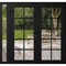 Vdomdoors Front Exterior Prehung Metal-Plastic Double Doors Clear Glass / MANUX 8100 Matte Black / Office Com MANUX8100DEXD-BLK-W72+12xH80-RH-I - alternate 1
