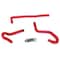 Hps Performance High Temp Reinforced Silicone Heater Coolant Hose Kit, Red,  57-1340-RED - alternate 1
