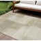 Homeroots 8' X 10' Taupe Geometric Washable Indoor Outdoor Area Rug 608786 - alternate 1