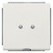 Siemens DELTA style, titanium white outlet plate, 68x 68 mm 5TG1335 - alternate 1