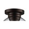 Jonathan Y Atlas 7.75" Metal/Glass LED Flush Mount, Oil Rubbed Bronze JYL7443A - alternate 2