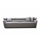 Homeroots 100" Gray Nubuck Leather Sofa 719424 - alternate 1