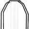 Homeroots 11" Black And Clear Glass And Metal Table Vase 608697 - alternate 3