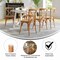 Flash Furniture Advantage Light Brown X-Back Chair X-BACK-LB - alternate 4