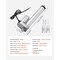Vevor 12V Linear Actuator 8-inch Stroke 0.6 in/s Linear Actuator 225lbs/1000N IP54 OK648 - alternate 4