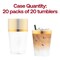 Smarty Had A Party Clear with Metallic Gold Tumblers (8 oz.), 400PK 6958G-CASE - alternate 3
