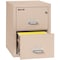 Fireking 2 Drawer, 1 Hr Fire & impact rated, 25" depth Letter Champagne 2-1825-CCH - alternate 2