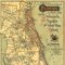 Homeroots 24" X 60" Map Of Jacksonville Florida Vintage Poster Wall Art 391985 - alternate 3